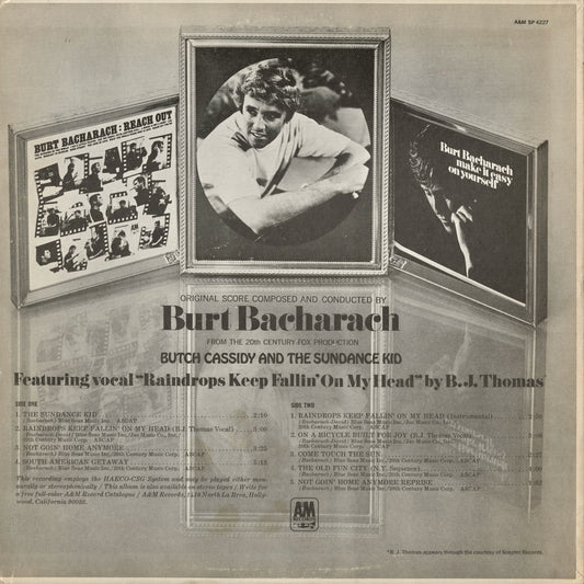 Burt Bacharach / バート・バカラック / Butch Cassidy And The Sundance Kid (SP-4227)