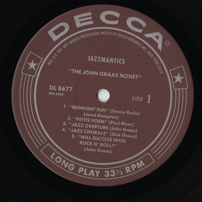 John Graas / ジョン・グラス / Jazzmantics (MVJJ-30013)
