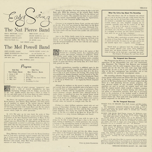 Nat Pierce - Mel Powell – Easy Swing (KIJJ-2070) LP 1991 JPN Vanguard - キングレコード | 中古LP