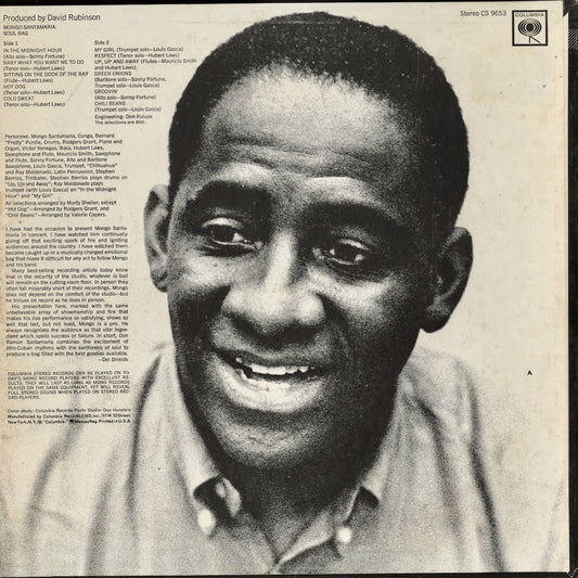 Mongo Santamaria / モンゴ・サンタマリア / Soul Bag (CS 9653)