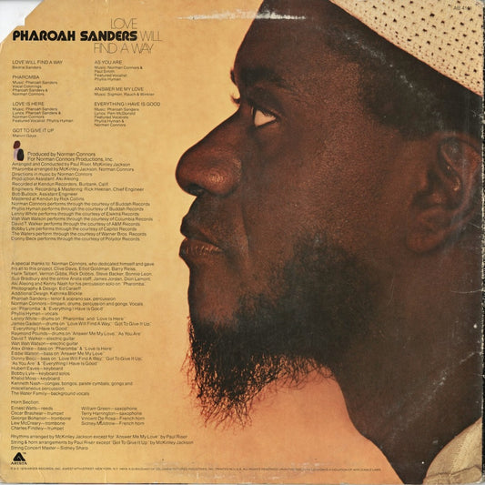 Pharoah Sanders - Love Will Find A Way (AB 4161) LP 1978 US Arista|中古LP