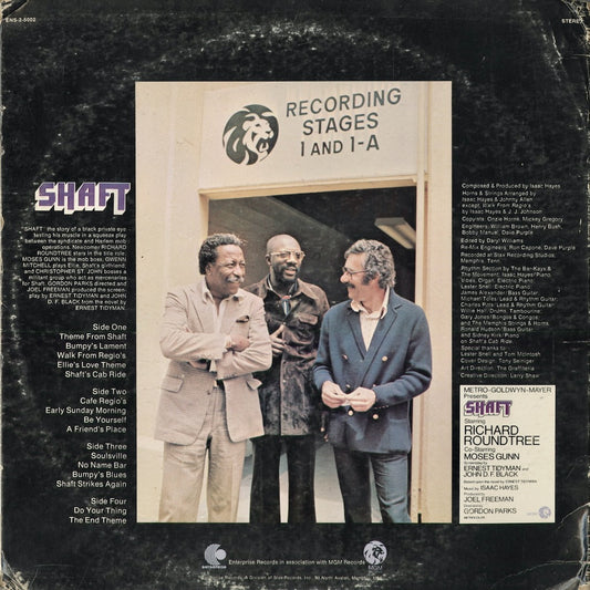 Isaac Hayes - Shaft - OST (ENS-2 5002) 1971 US Enterprise|中古LP