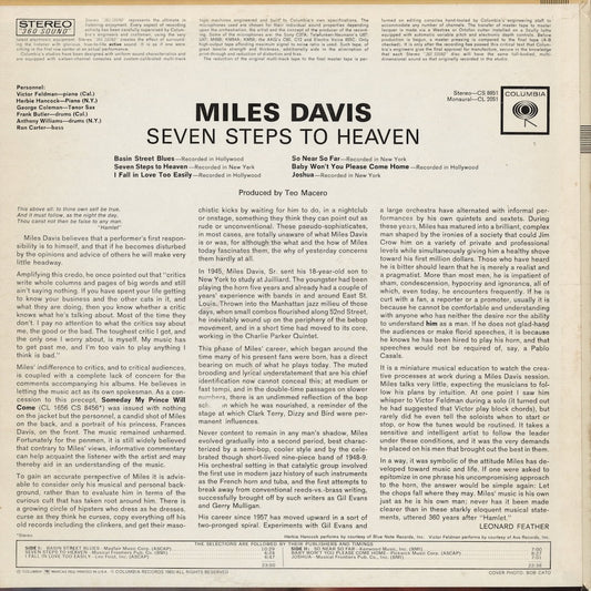 Miles Davis - Seven Steps To Heaven (CS-8851) 1963 US Columbia|中古LP