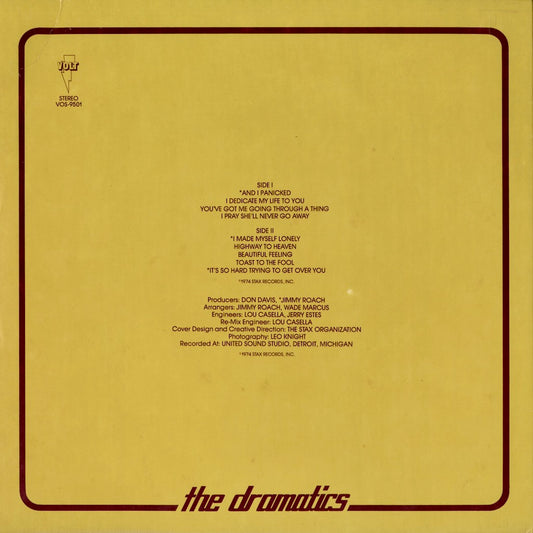 Ron Banks And The Dramatics - Dramatically Yours (VOS-9501) 1973 US Volt|中古LP