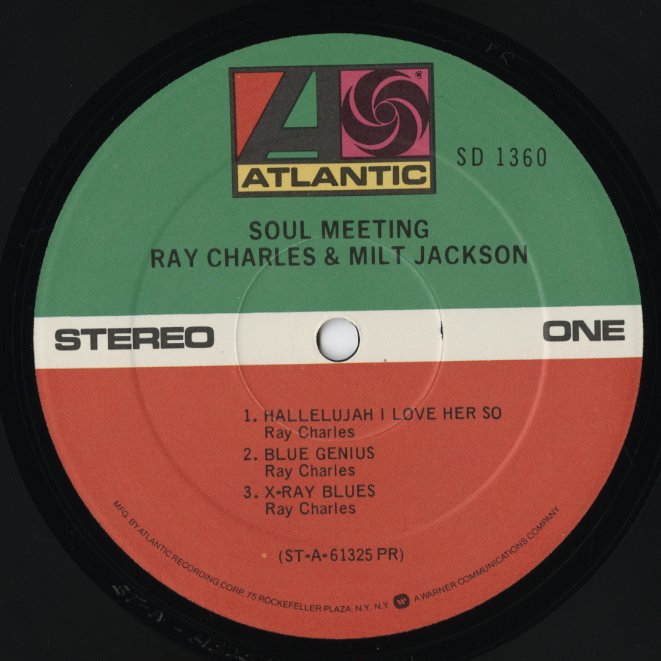 Ray Charles & Milt Jackson / レイ・チャールズ ミルト・ジャクソン / Soul Meeting (SD 1360)