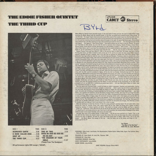Eddie Fisher - The Third Cup (LPS-828) LP 1969 US Cadet|中古LP