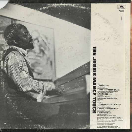 Junior Mance – The Junior Mance Touch (PD 5051) LP 1973 US Polydor|中古LP