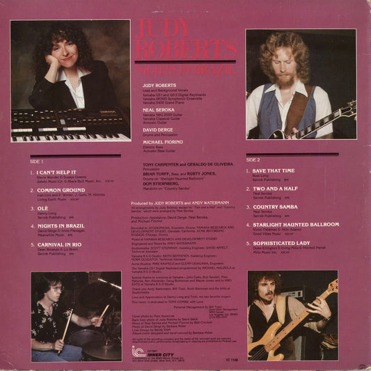 Judy Roberts - Nights In Brazil (IC 1138) 1981 US Inner City|中古LP