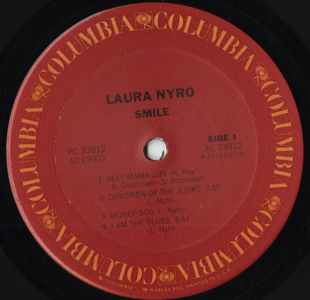 Laura Nyro / Smile (PC 33912) 1976 US Columbia|中古LP