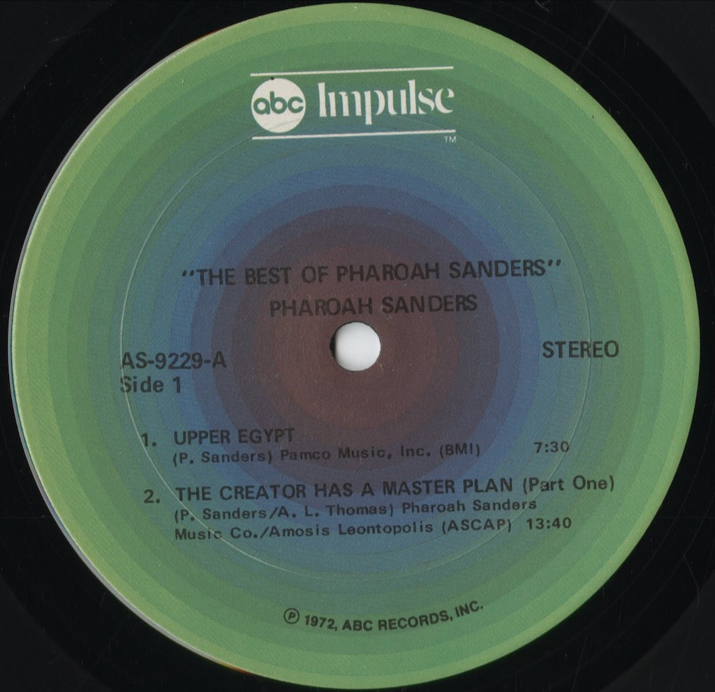 Pharoah Sanders - The Best Of Pharoah Sanders (AS-9229) 1975 US Impulse|中古LP