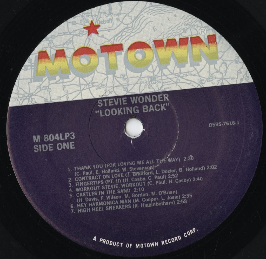 Stevie Wonder - Looking Back (M 804LP3) 3LP 1977 US Motown|中古LP