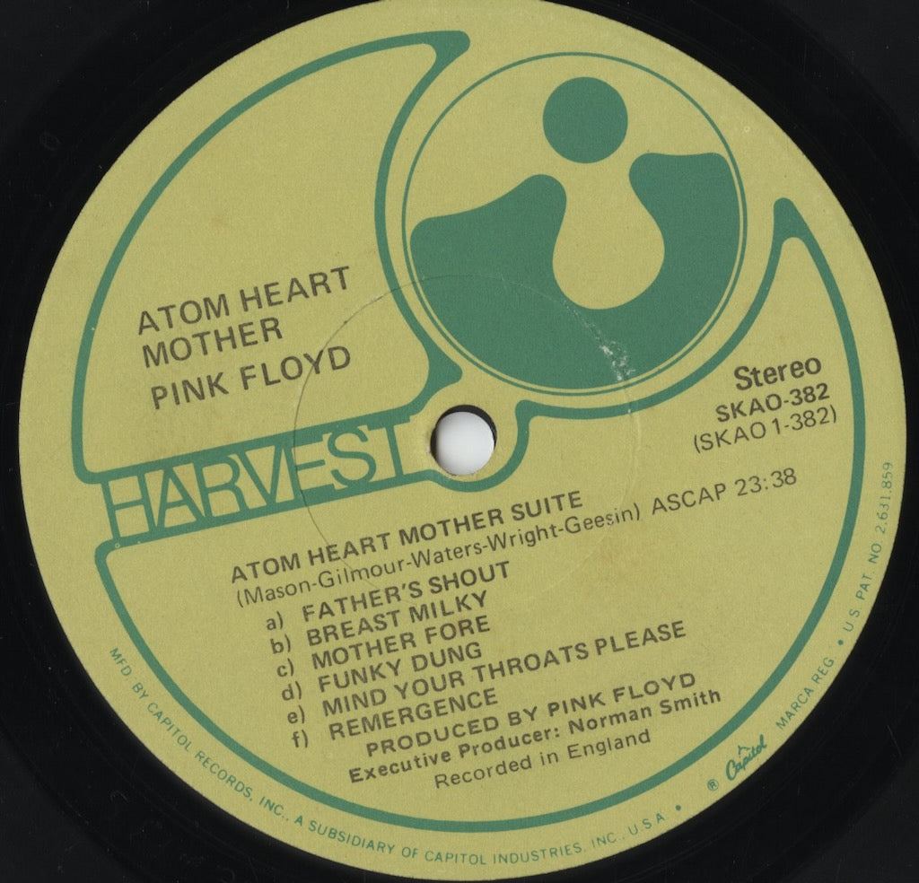 Pink Floyd - Atom Heart Mother (SKAO-382) LP 1970 US Harvest|中古LP