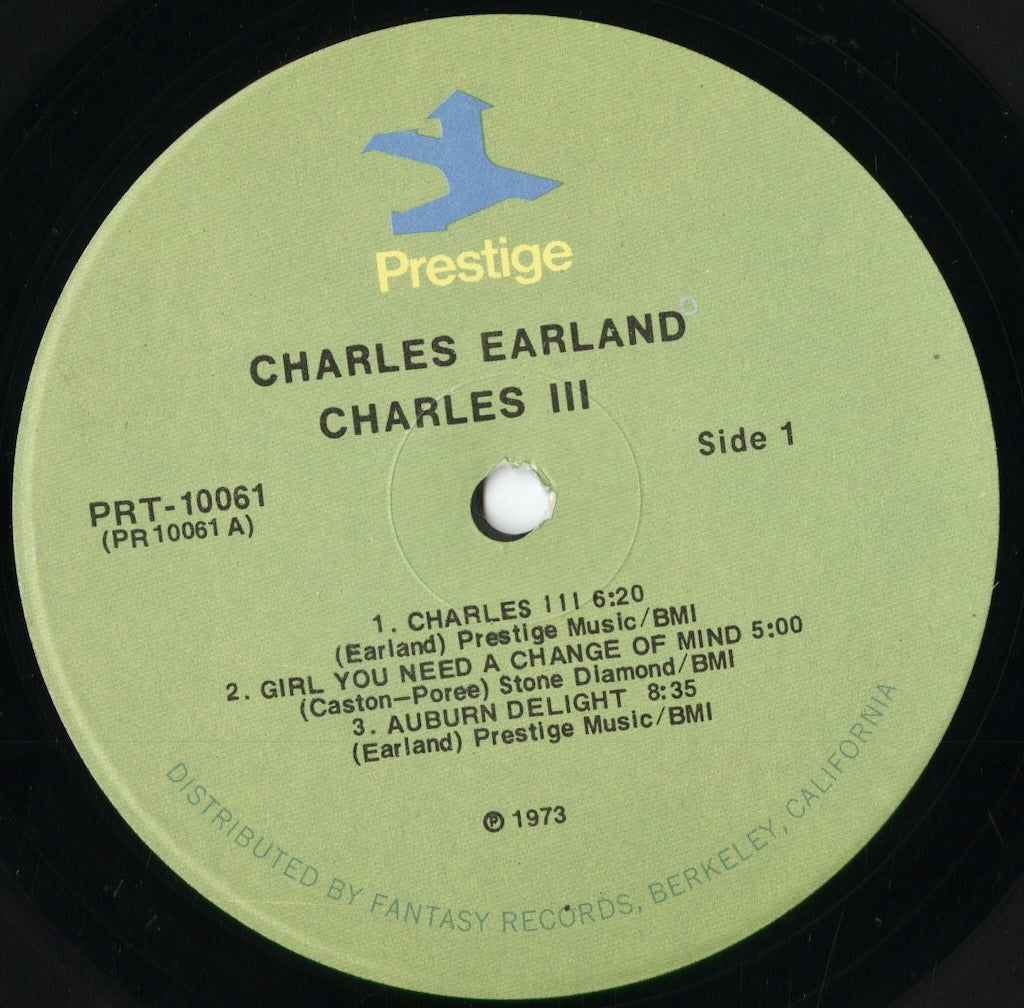 Charles Earland - Charles III (PRT 10061) 1973 US Prestige|中古LP