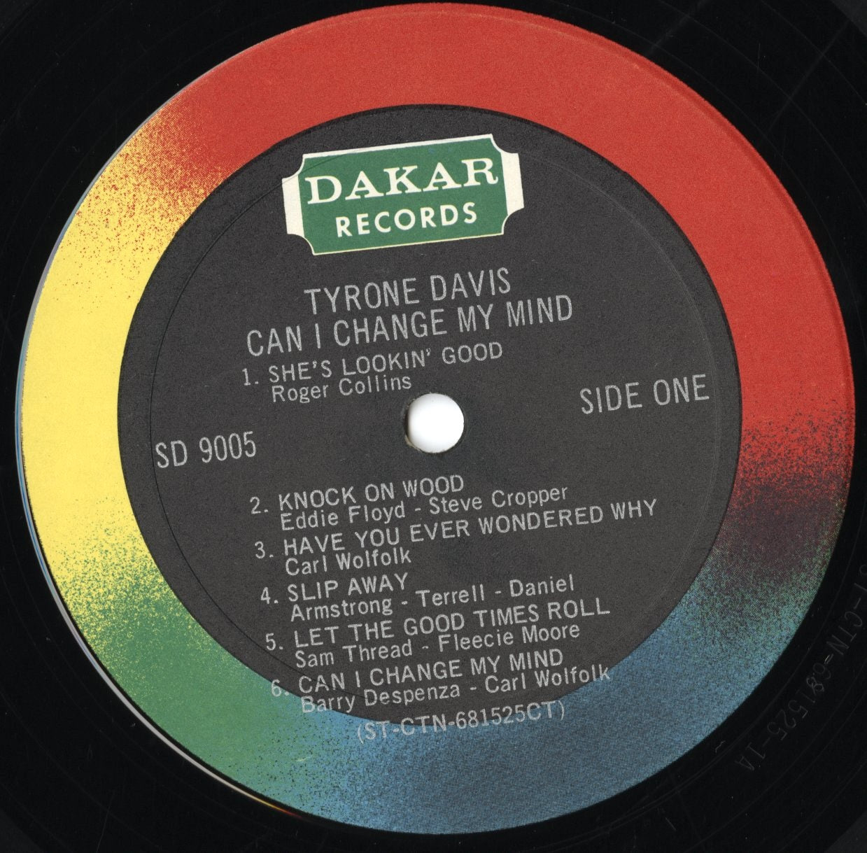 Tyrone Davis / タイロン・デイヴィス / Can I Change My Mind (SD 9005)