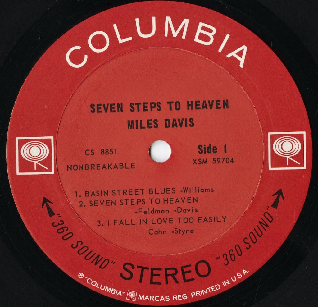 Miles Davis - Seven Steps To Heaven (CS-8851) 1963 US Columbia|中古LP