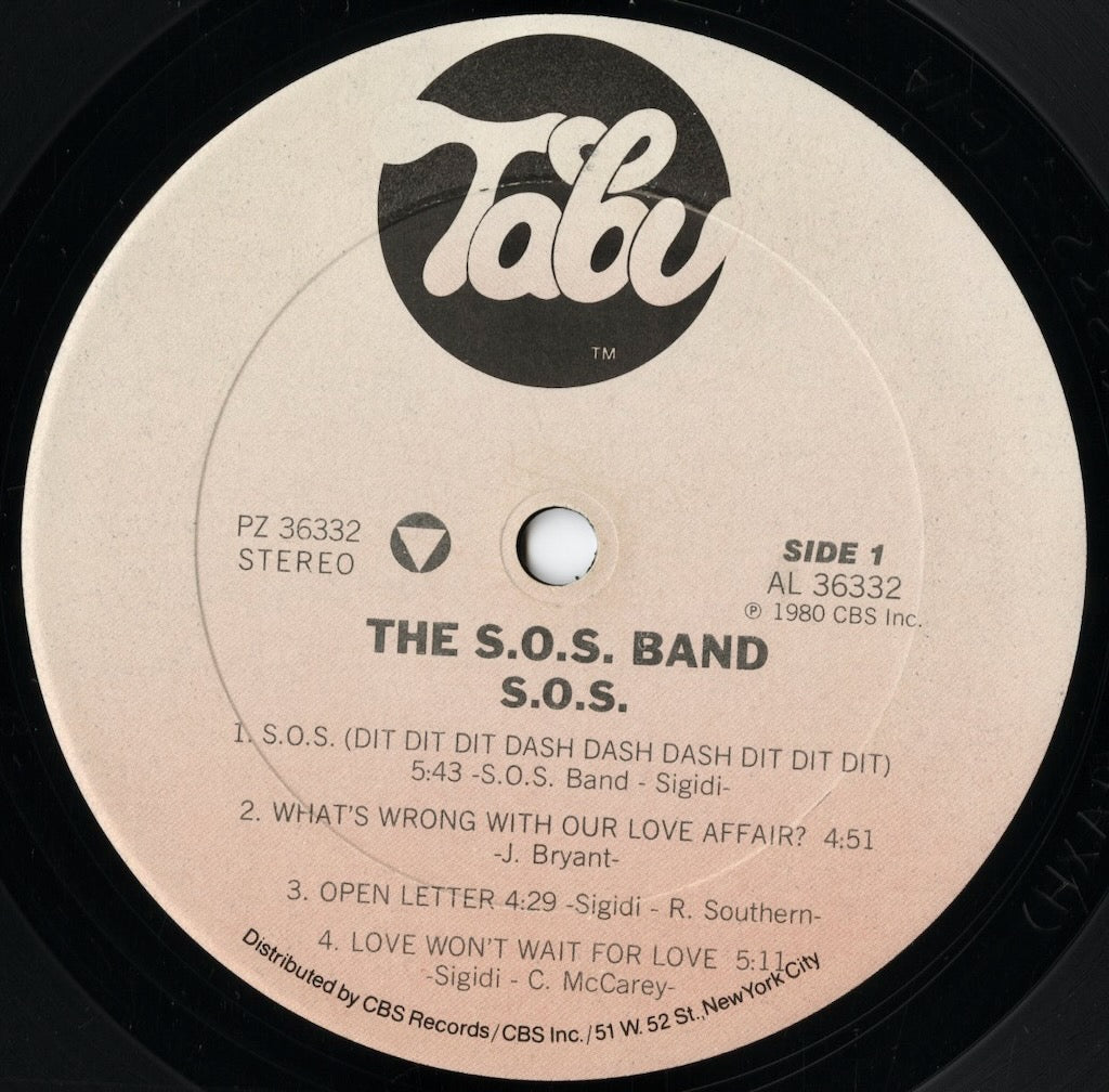 The S.O.S. Band - S.O.S. (NJZ 36332) LP 1980 US TABU|中古LP