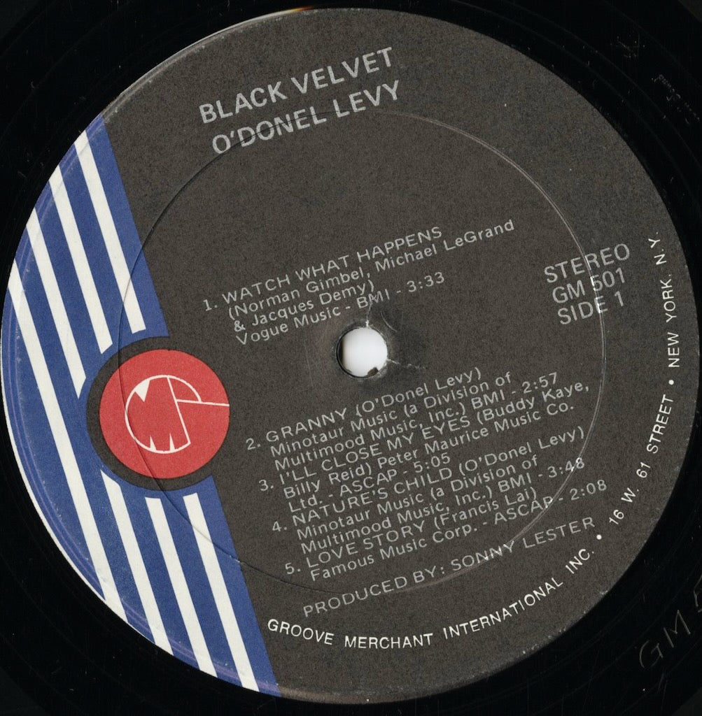 O'Donel Levy - Black Velvet (GM 501) LP 1974 US Groove Merchant|中古LP