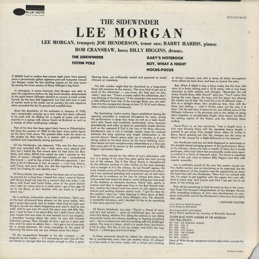 Lee Morgan / リー・モーガン / The Sidewinder (BST 84157) US Blue Note UA Label