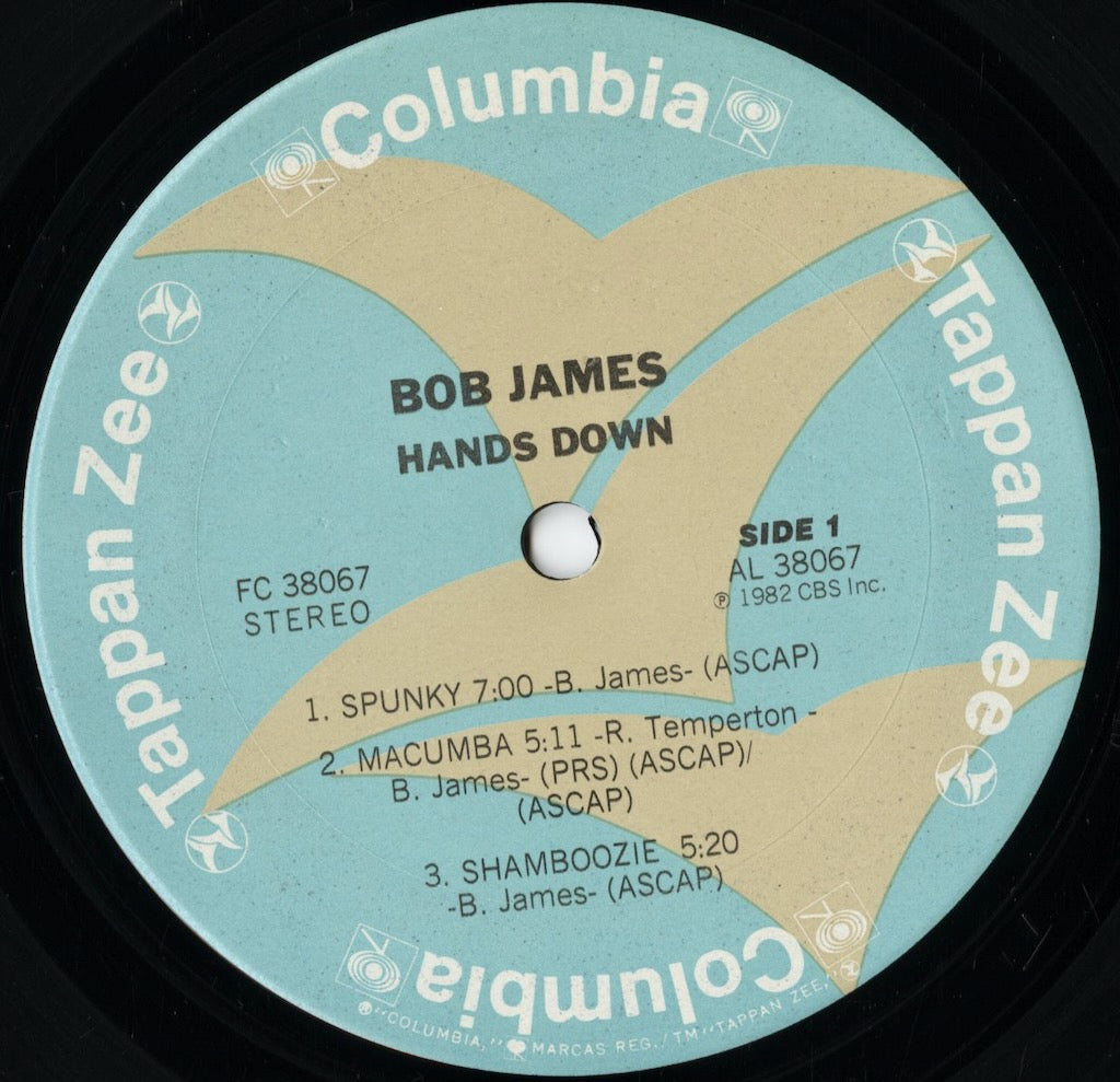 Bob James – Hands Down (FC 38067) LP 1982 US Columbia / Tappan Zee|中古LP