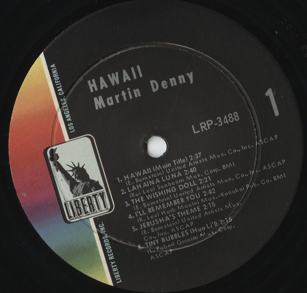 Martin Denny - Hawaii (LRP3488) LP 1966 US Liberty|中古LP