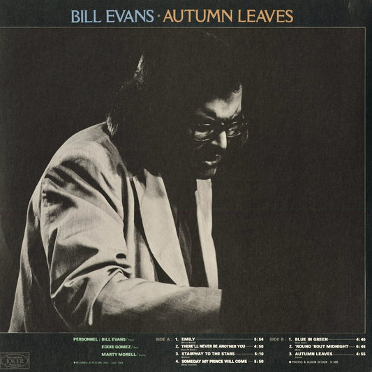 Bill Evans - Autumn Leaves (UPS-2053-KR) 1977 JPN Joker|中古LP