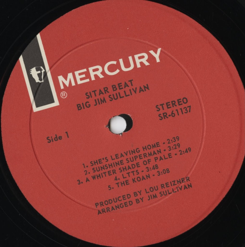 Big Jim Sullivan - Sitar Beat (SR-61137) LP 1968 US Mercury|中古LP