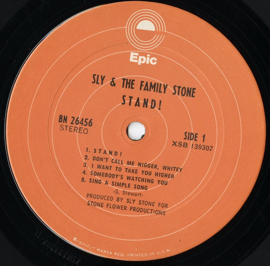 Sly & The Family Stone - Stand! (BN 26456) LP 1973 US Epic|中古LP