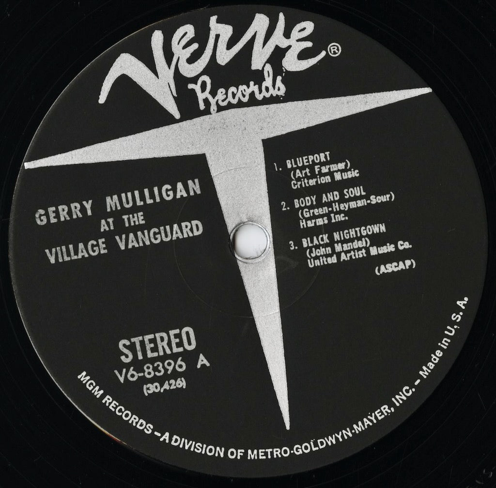 Gerry Mulligan / ジェリー・マリガン / At The Village Vanguard (V6-8396)