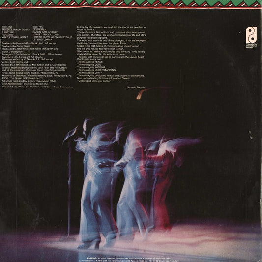 The O'Jays - Message In The Music (PZ 34245) 1976 US Philadelphia International|中古LP