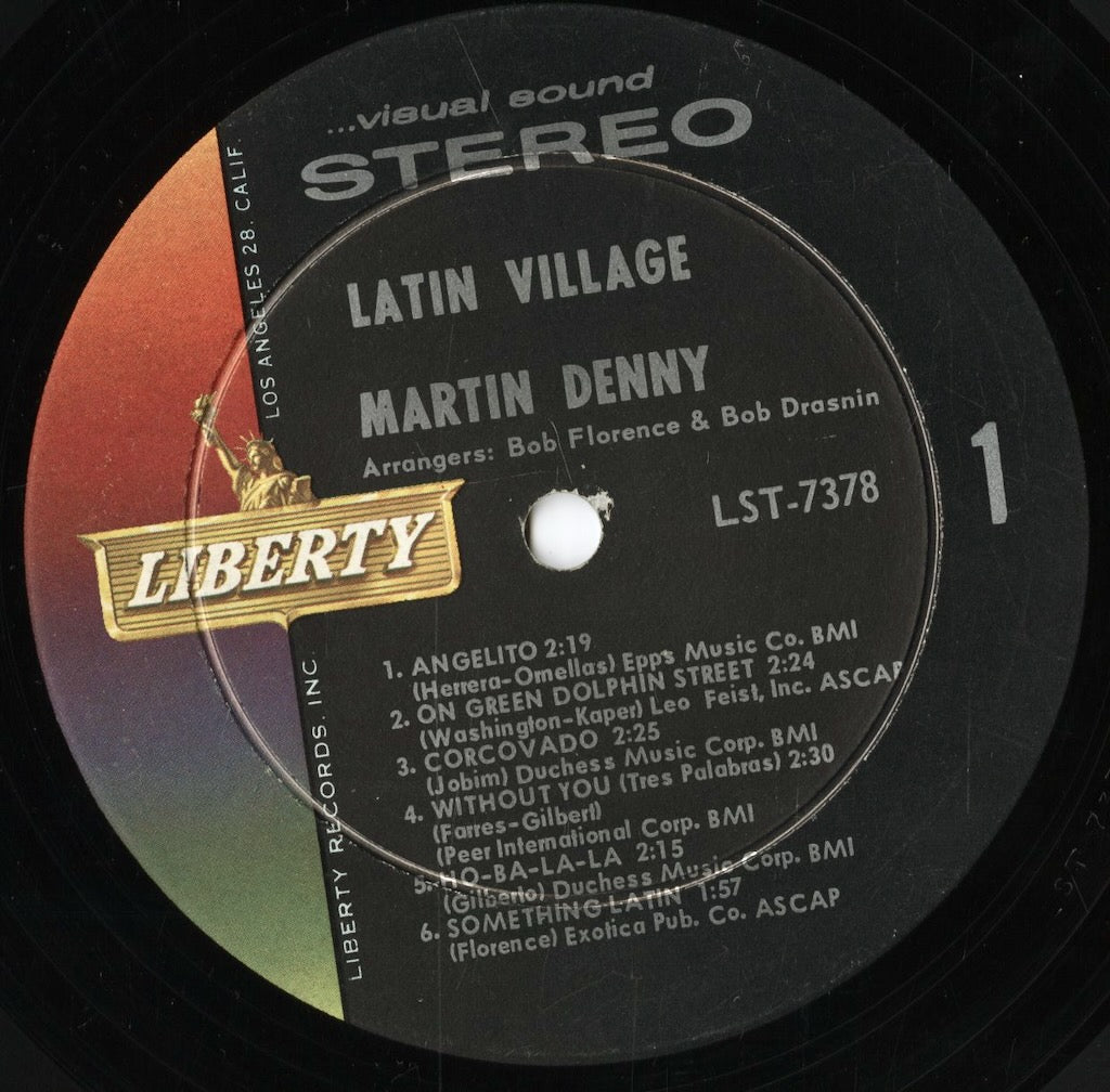 Martin Denny - Latin Village (LST-7378) 1964 US Liberty STEREO|中古LP