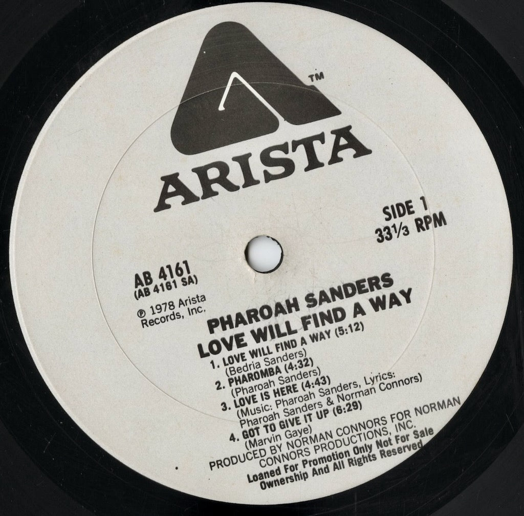 Pharoah Sanders - Love Will Find A Way (AB 4161) LP 1978 US Arista|中古LP