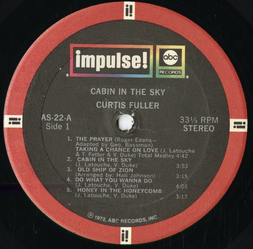 Curtis Fuller - Cabin In The Sky (AS-22) 1972 US Impulse|中古LP