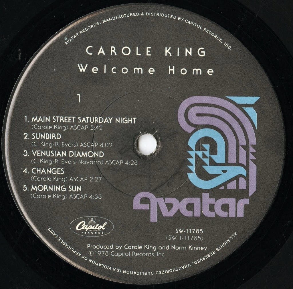 Carole King / キャロル・キング / Welcome Home (SW-11785)