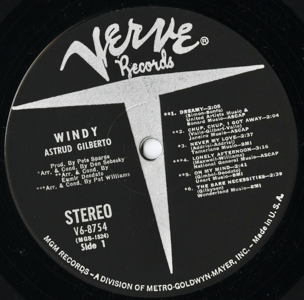 Astrud Gilberto / アストラッド・ジルベルト / Windy (V6-8754)