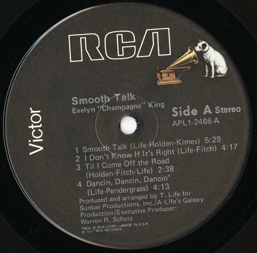 Evelyn Champagne King / イヴリン・シャンペン・キング / Smooth Talk (APL1-2466)