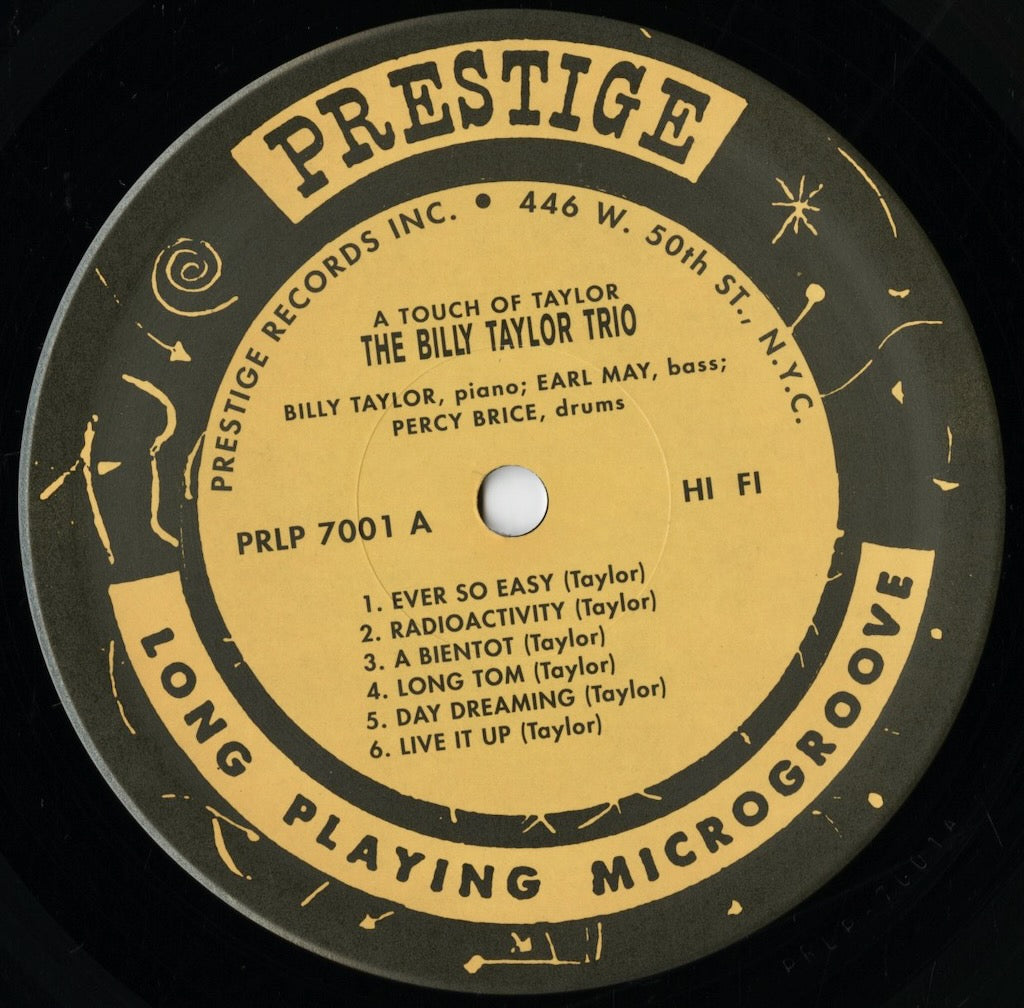 Billy Taylor / ビリー・テイラー / A Touch Of Taylor (SLP-55)