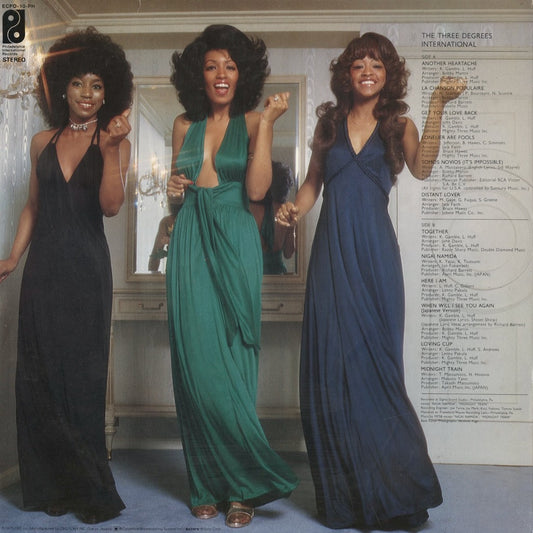 The Three Degrees - The Three Degrees (ECPO-10-PH) LP 1975 JPN Philadelphia International - CBS/Sony|中古LP