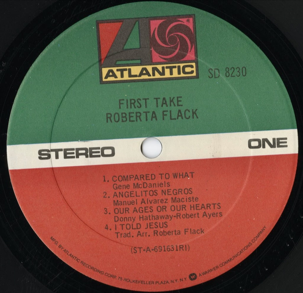 Roberta Flack - First Take (SD 8230) LP 1970's US Atlantic|中古LP