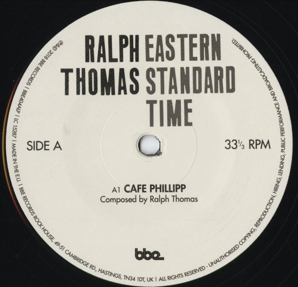 Ralph Thomas - Eastern Standard Time (BBE404ALP) 2018 UK BBE|中古LP