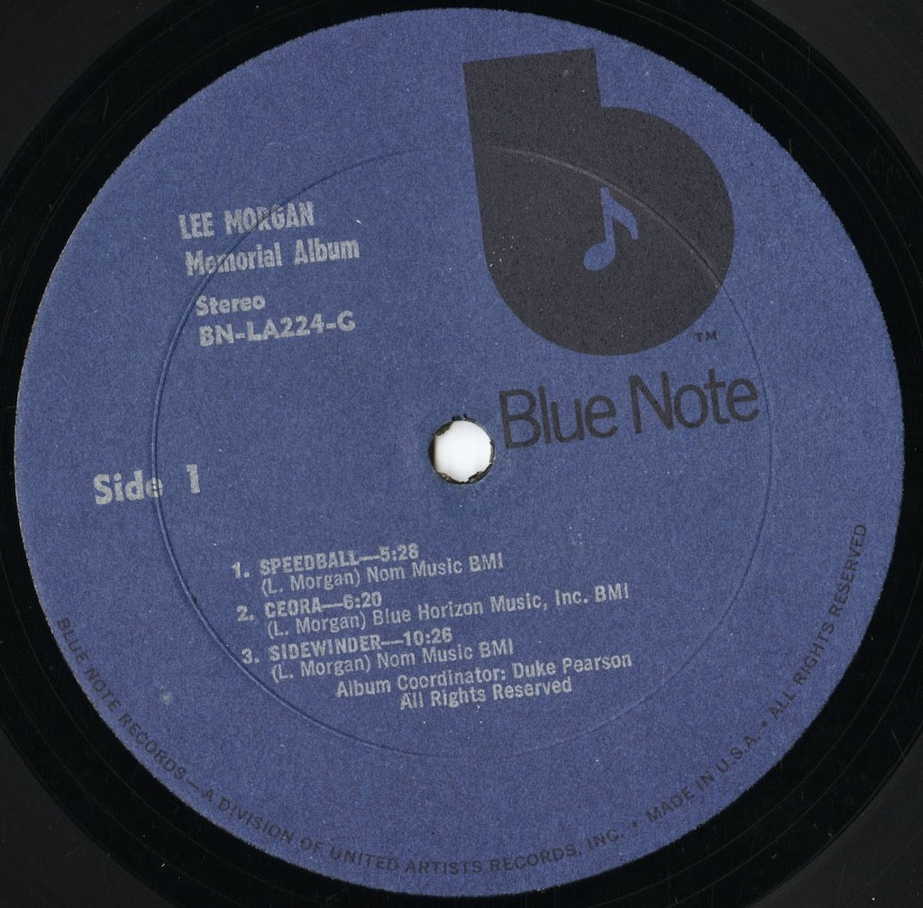 Lee Morgan - Memorial Album (BN-LA224-G) LP 1974 US Blue Note|中古LP