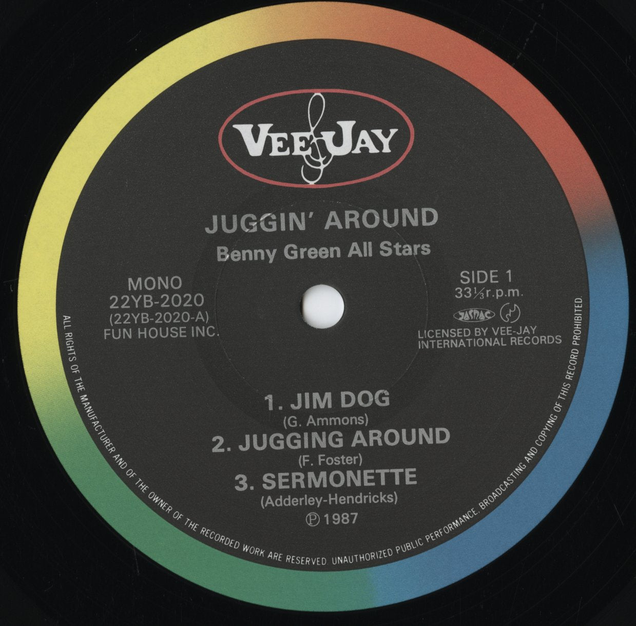 Benny Green / ベニー・グリーン / Juggin' Around (22YB2020)