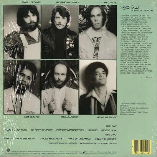 Little Feat / リトル・フィート / Down On The Farm (HS 3345)