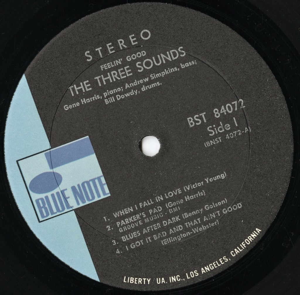 The Three Sounds / スリー・サウンズ / Feelin' Good (BST 84072) US Blue Note Liberty 青黒Lbl.