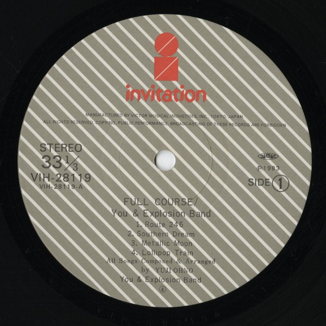You & Explosion Band / 大野雄二 / Full Course (VIH-28119)