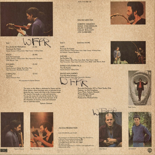 Egberto Gismonti - Sol Do Meio Dia (ECM-1-1116) LP 1977 US ECM|中古LP