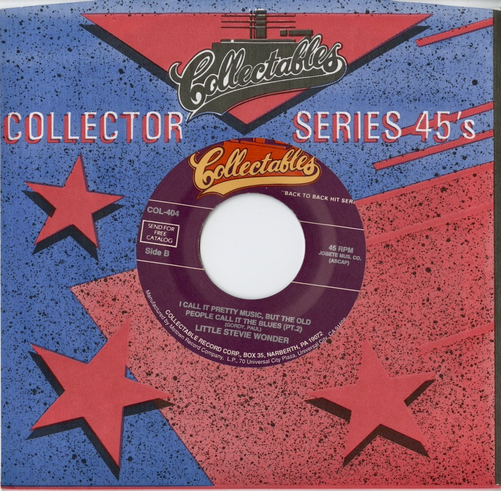 Little Stevie Wonder / リトル・スティーヴィ・ワンダー / I Call It Pretty Music, But The Old People Call It The Blues -7 (COL-404)