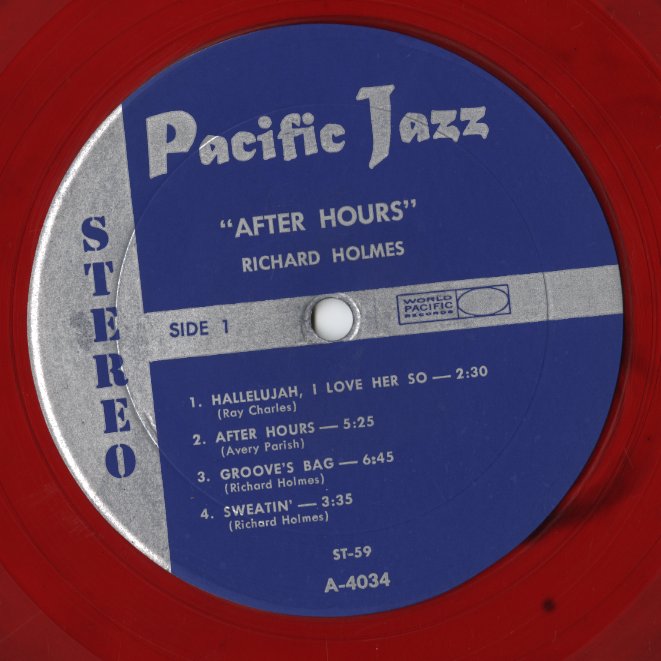 Richard Holmes / リチャード・ホルムズ / After Hours (ST-59)