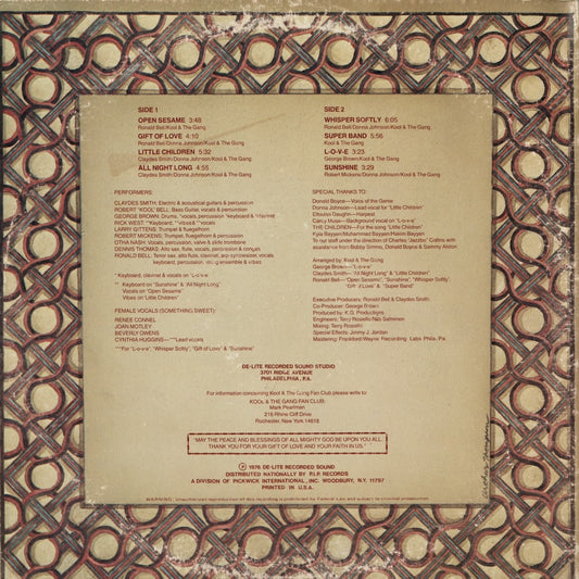 Kool & The Gang / クール&ザ・ギャング / Open Sesame (DEP 2023)