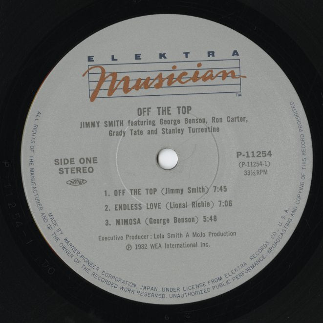 Jimmy Smith / ジミー・スミス / Off The Top (P-11254)