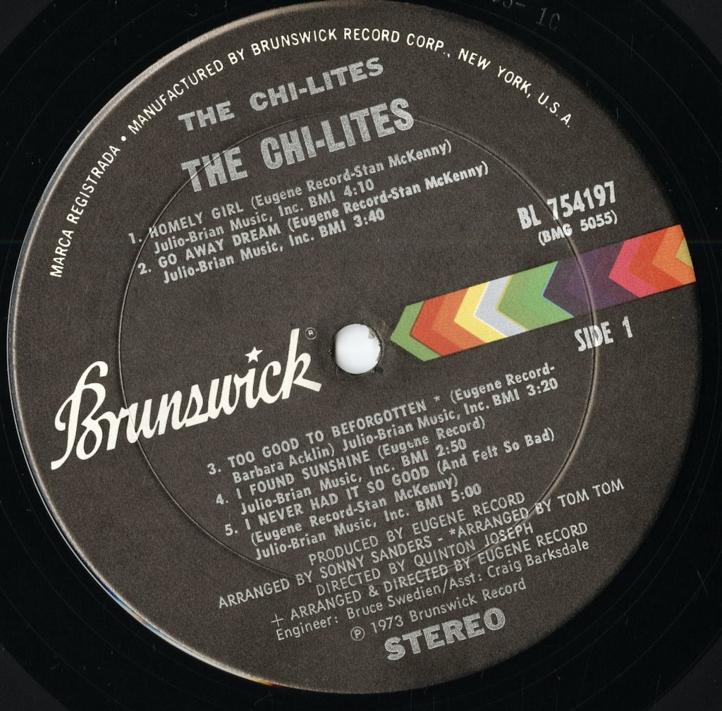 The Chi-Lites – Chi-Lites (BL 754197) LP 1973 US Brunswick|中古LP